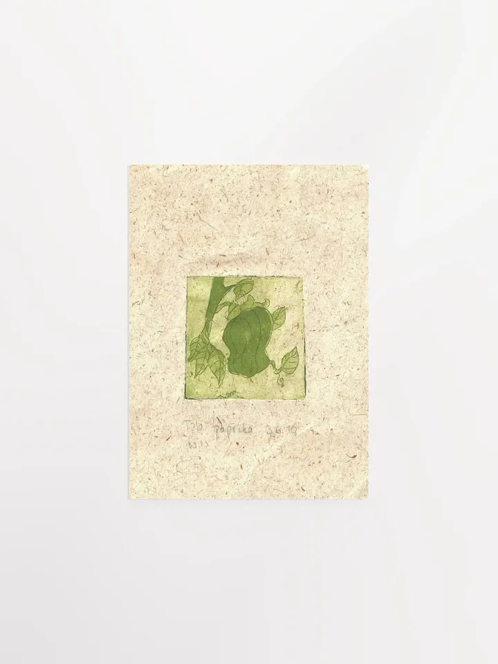 Green Paprika, Botanical Art Print product image (3)