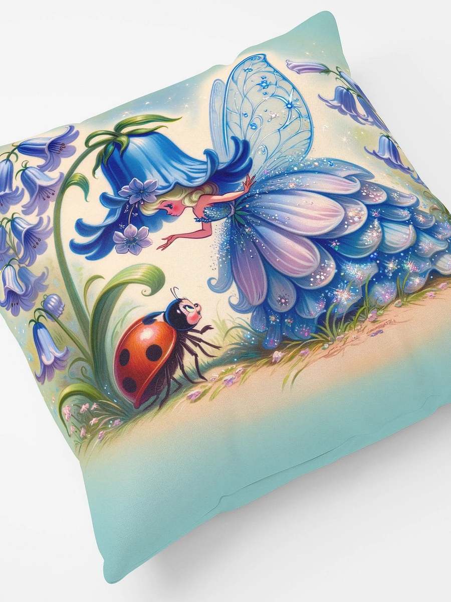 Bluebell Flower Fairy and Ladybug Pillow product image (5)