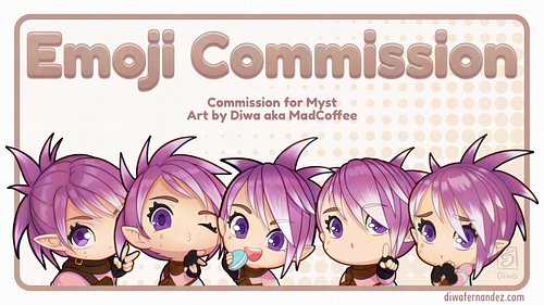 This is an emoji commission of the character based on Myst's player character in Final Fantasy 14. 🥰

#art #emoji #artcommiss...