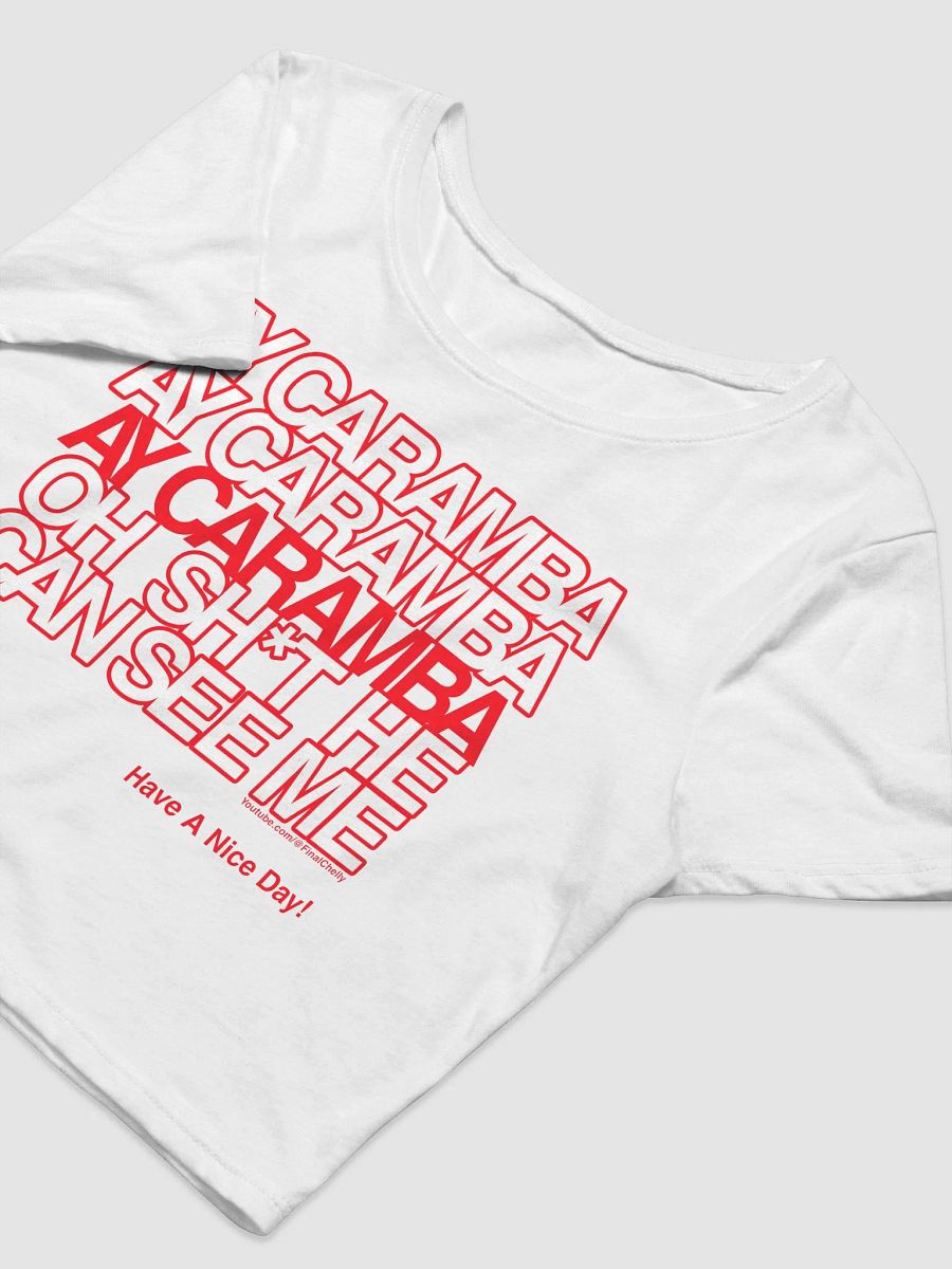 Ay Caramba Womens Printed Crop Top product image (3)