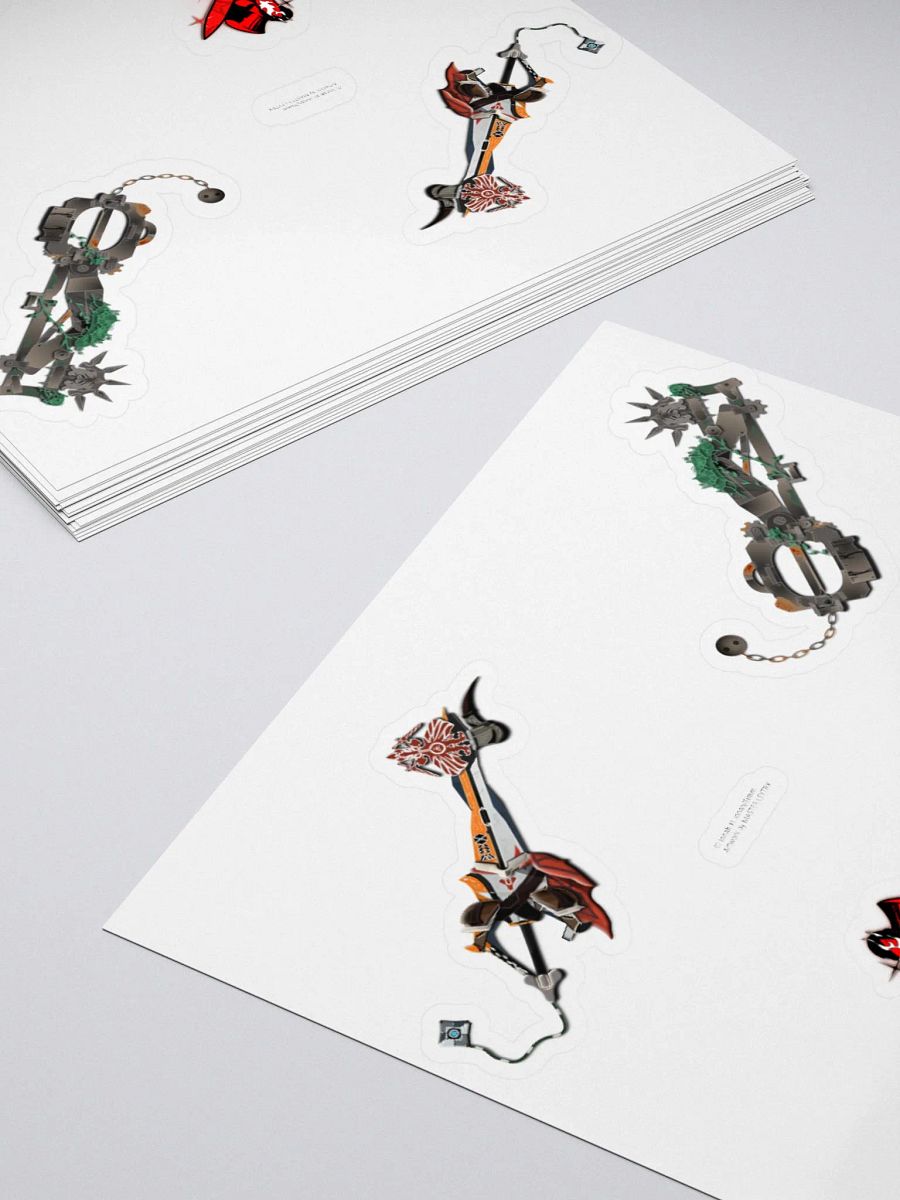Custom Keyblade Sticker Sheet 4 product image (4)