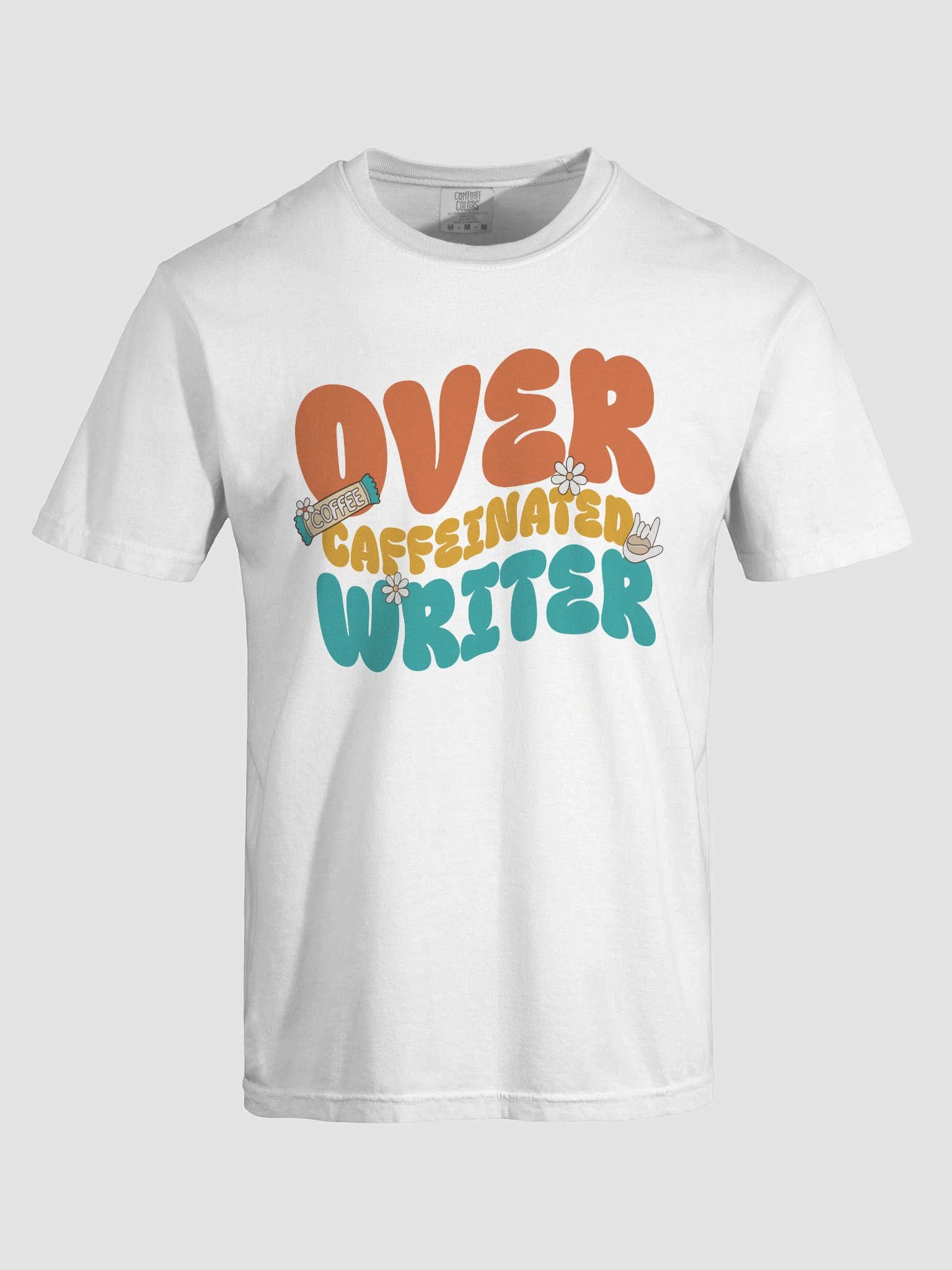 Caffeinated Writer Tee product image (8)