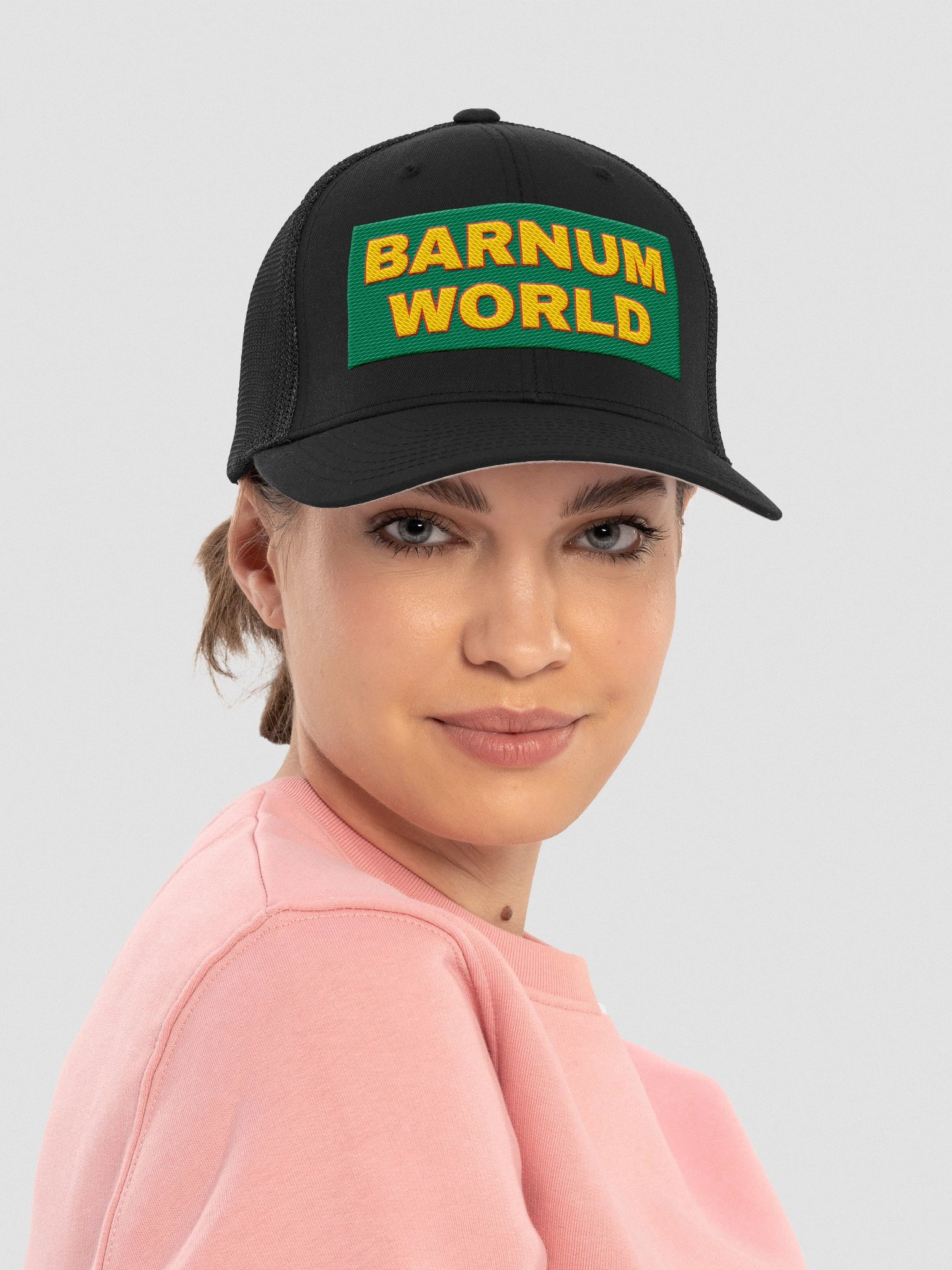 Barnum World FLEX Flexfit Mash Back Trucker Hat product image (5)