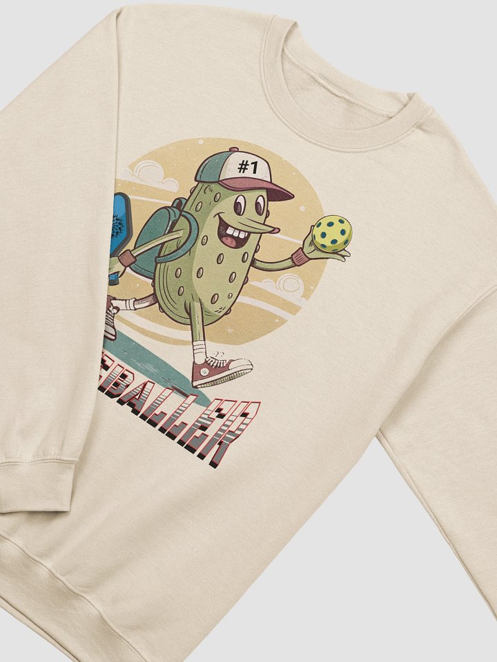 Pickleballer Pickleball Cartoon Crewneck Sweatshirt product image (22)
