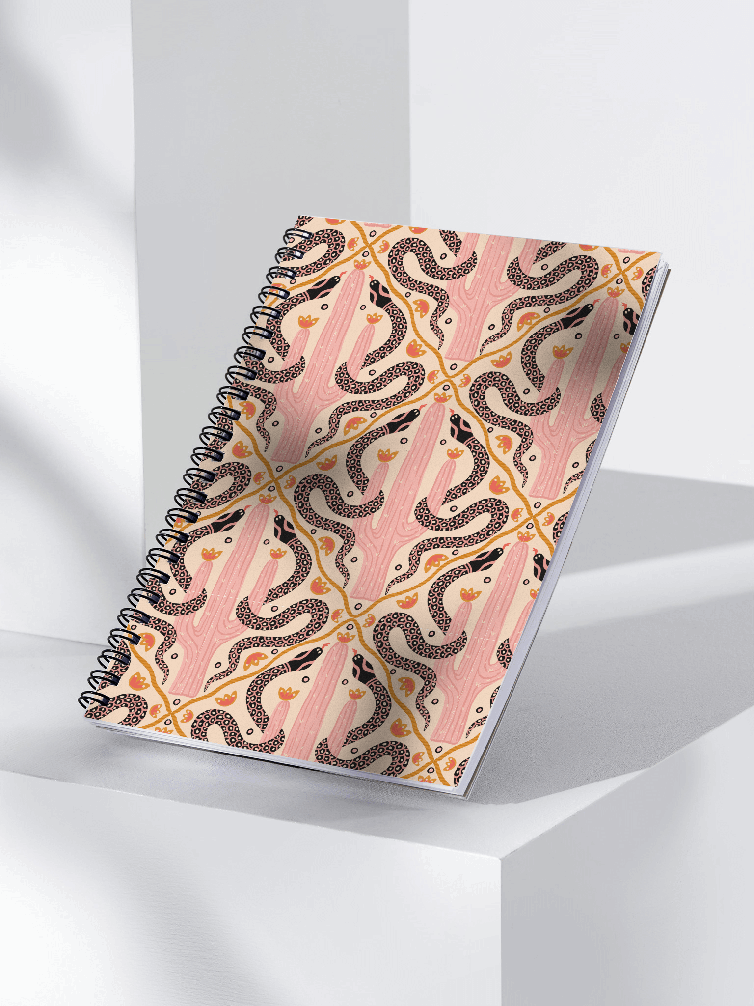 Saguaro and Snake Spiral Notebook product image (3)
