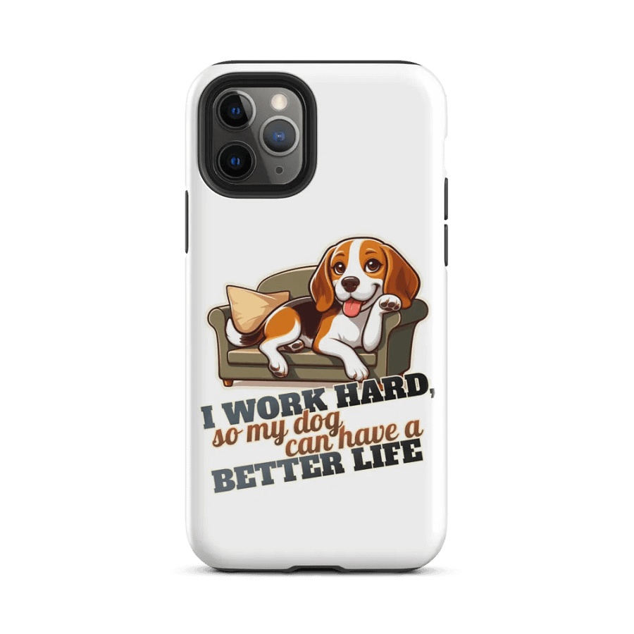 Work Hard - Beagle Sofa Tough Case for iPhone® product image (27)