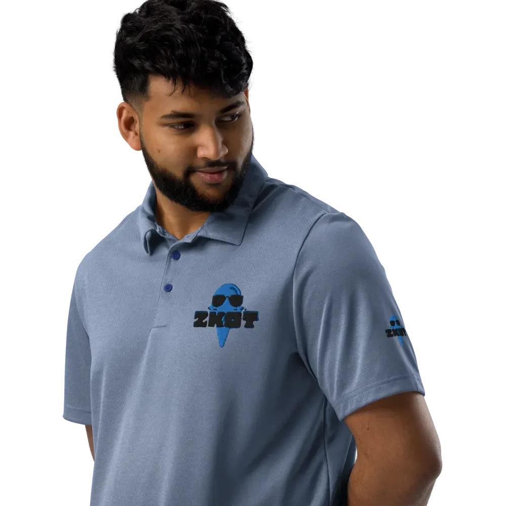 ZKOT Adidas© Space-Dyed Polo T-Shirt - Show your Support with Style - Menswear, Womenswear product image (9)