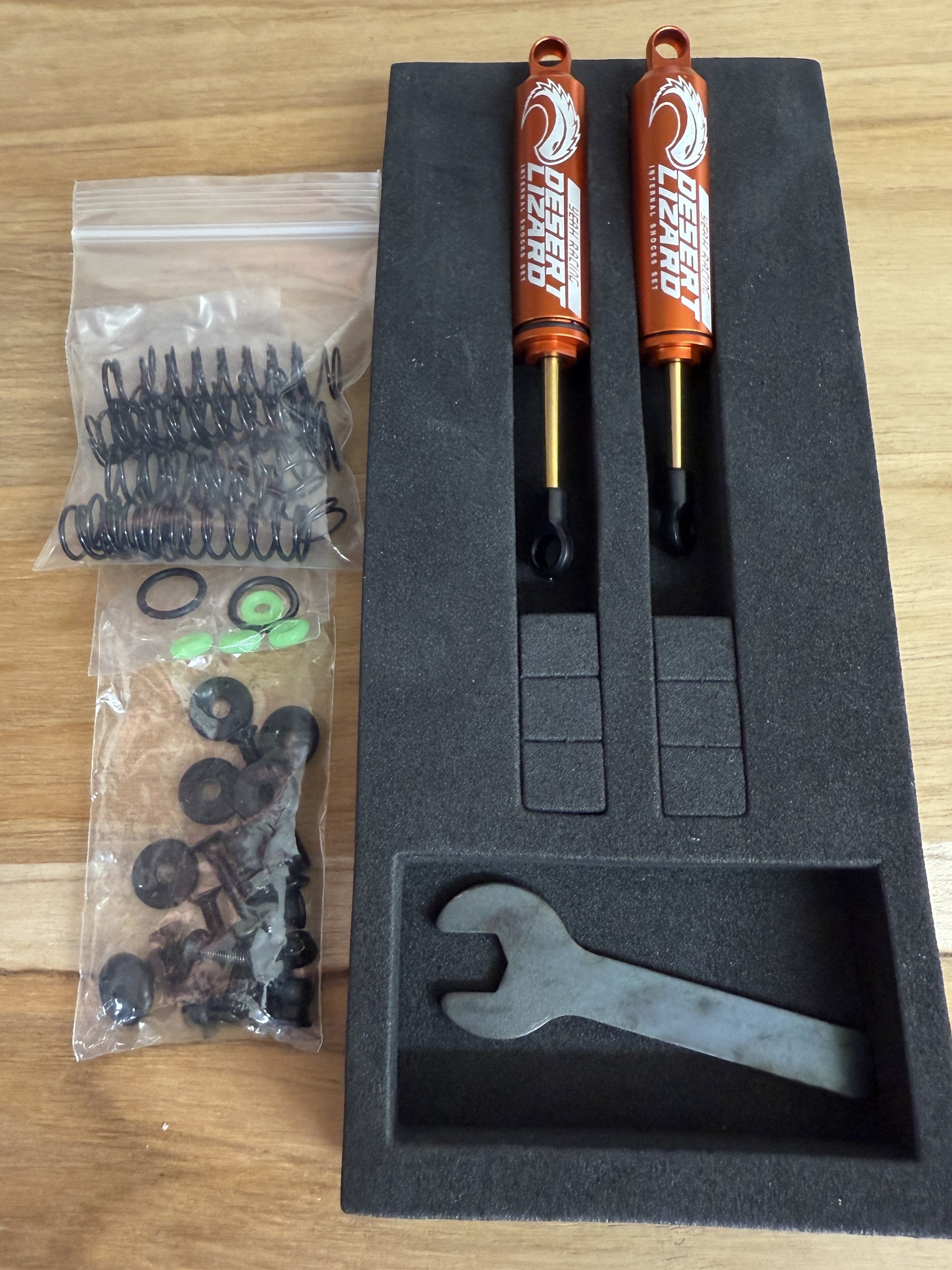 Yeah Racing 90mm Desert Lizard Two Stage Internal Spring Damper - Orange product image (2)