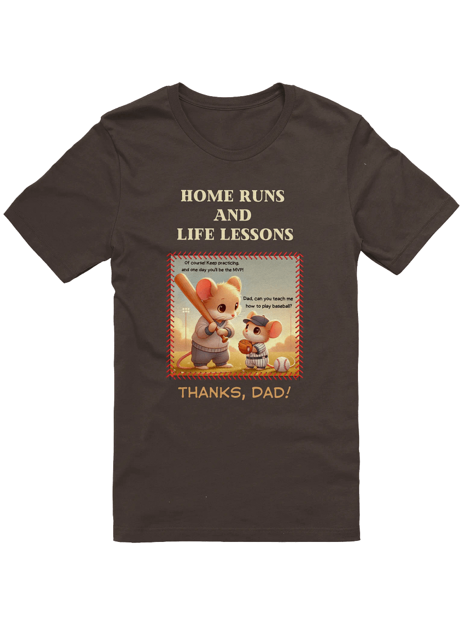 Home Run Lessons from Dad Mice T-Shirt product image (1)