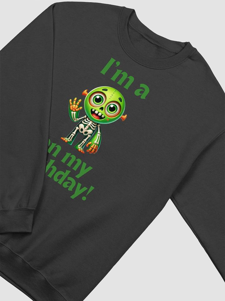 Birthday Skeleton Crewneck Sweatshirt product image (2)