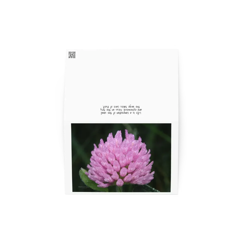 Soaked Purple Clover Greeting Card product image (4)