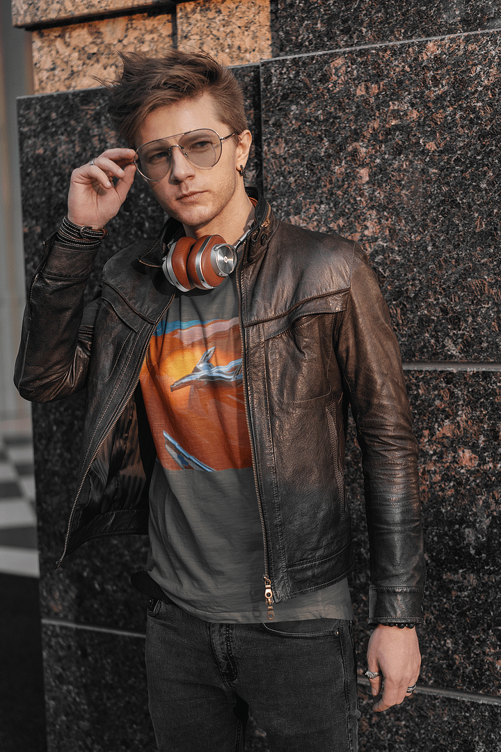 Orange Classic Hood Ornament - T-shirt product image (1)