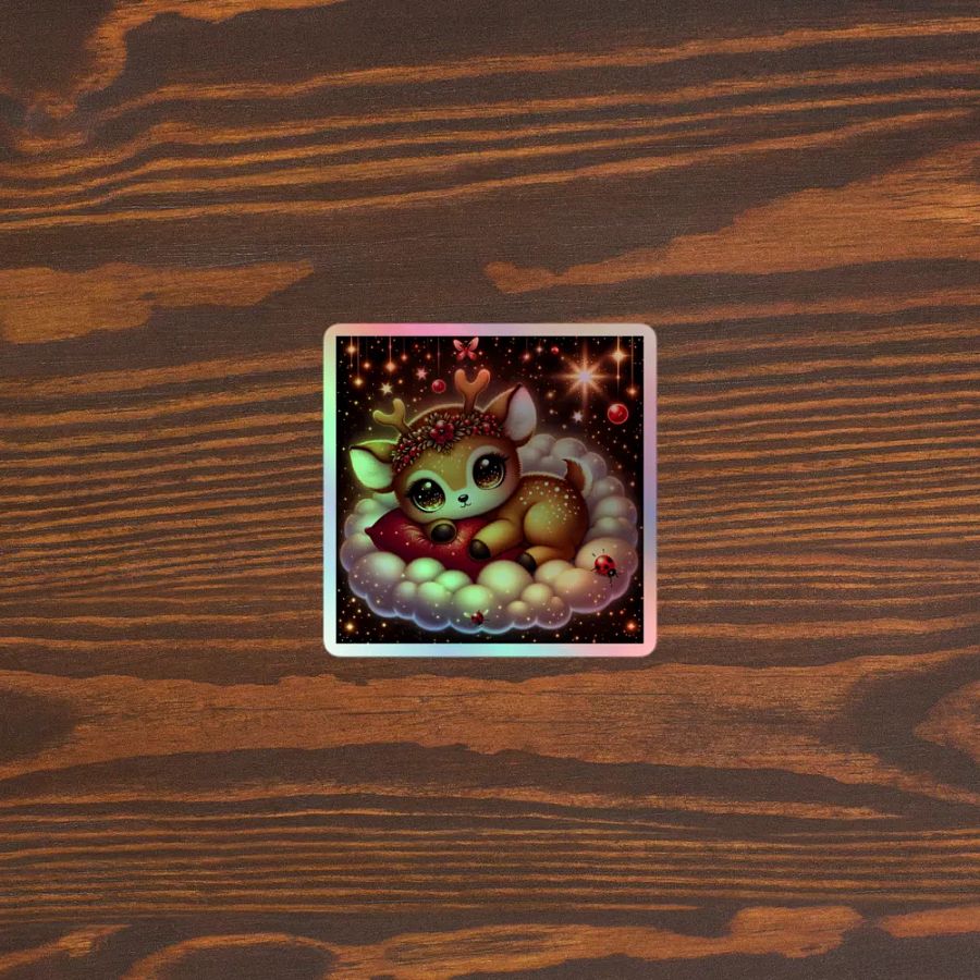 Enchanted Fawn Holographic Sticker Sheet product image (5)