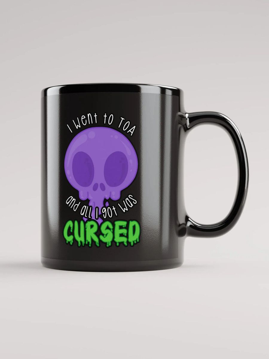 All I Got Was Cursed - Warlock - Black Glossy Mug product image (1)