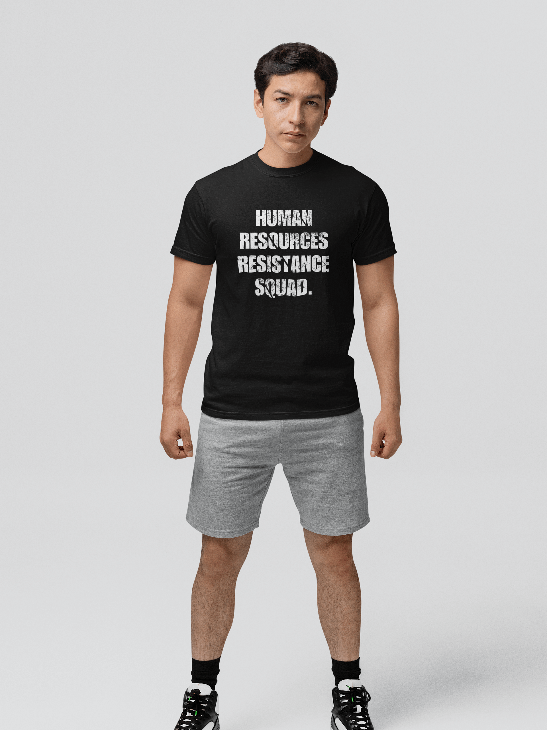 Human Resources Resistance Squad Black T-shirt product image (3)