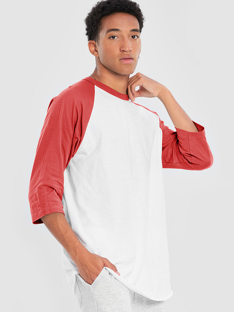 Photo showing Tultex Fine Jersey Raglan Tee