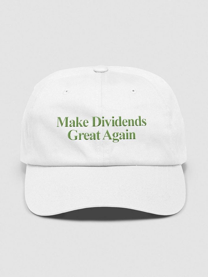 Make Dividends Great Again, White Hat product image (1)