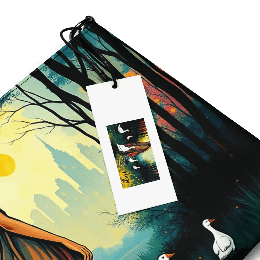 premium faux leather Serene Path All-Over Print Crossbody Bag product image (4)