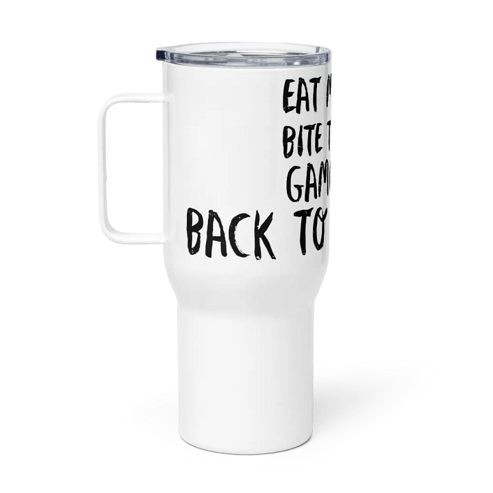Back to the lobby travel mug product image (1)