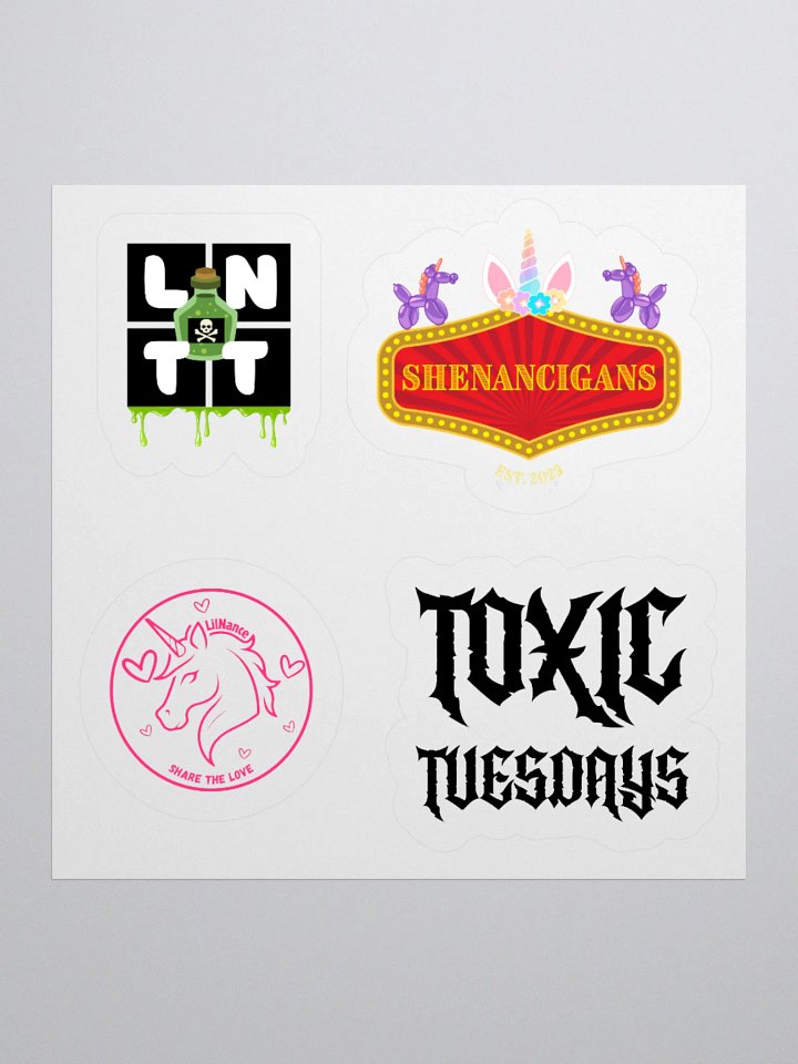 Funky Kiss Cut Sticker Set product image (1)