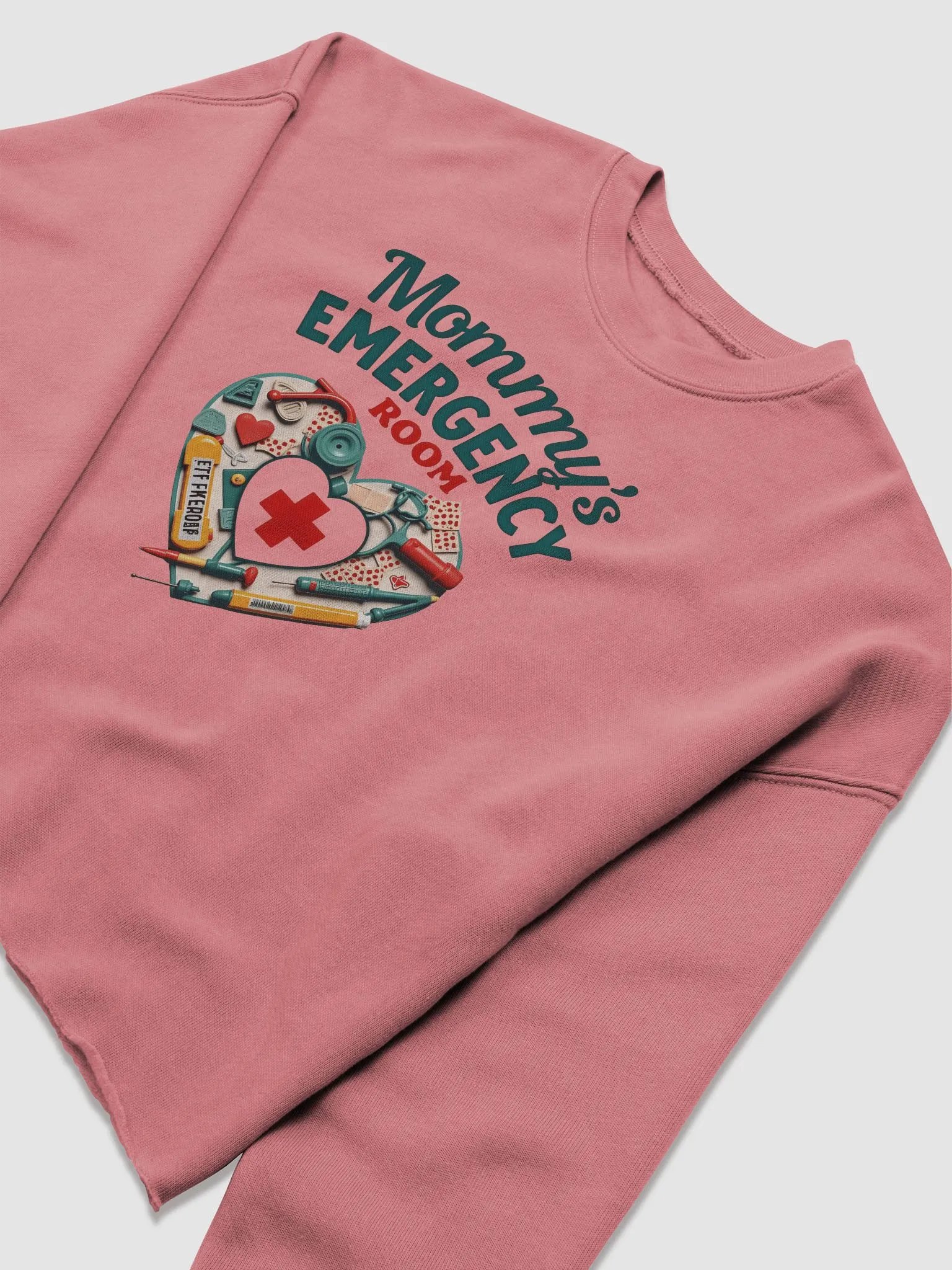 Mommy's Emergency Room Fleece Crop Sweatshirt product image (15)
