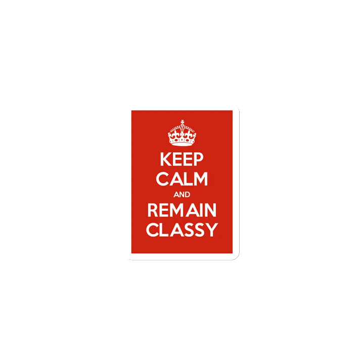 Keep Calm Magnet in Red product image (1)