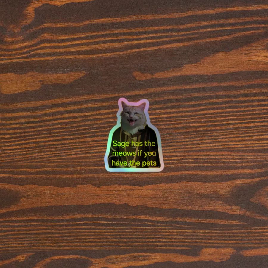 Sage Barter! Holo Sticker product image (5)
