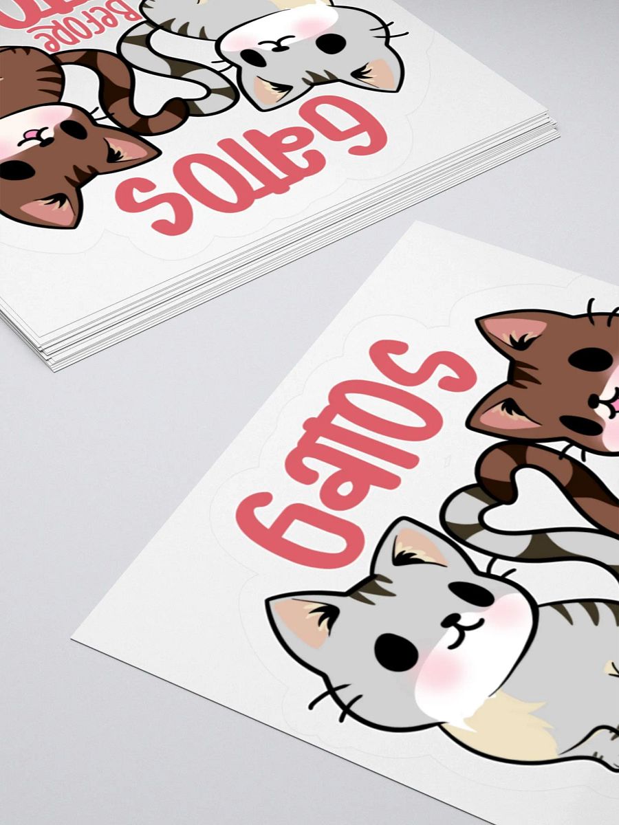 Gatos Before Vatos Sticker product image (4)