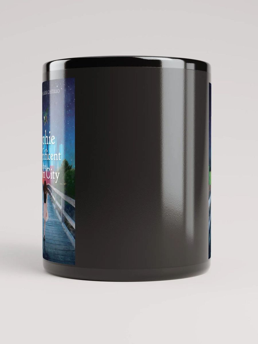 Sophie the Magnificent and the Moon City Glossy Black Mug product image (5)
