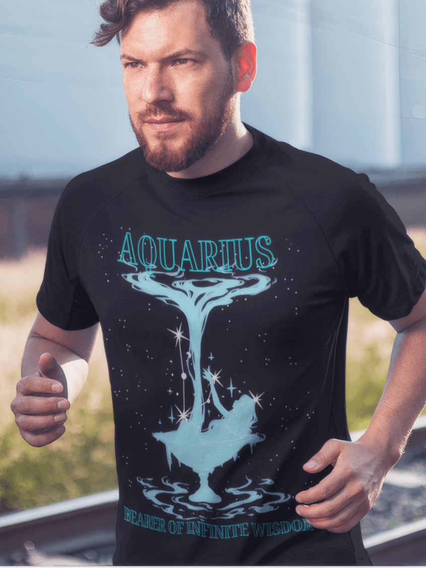 Aquarius: Celestial Stream Tee product image (4)