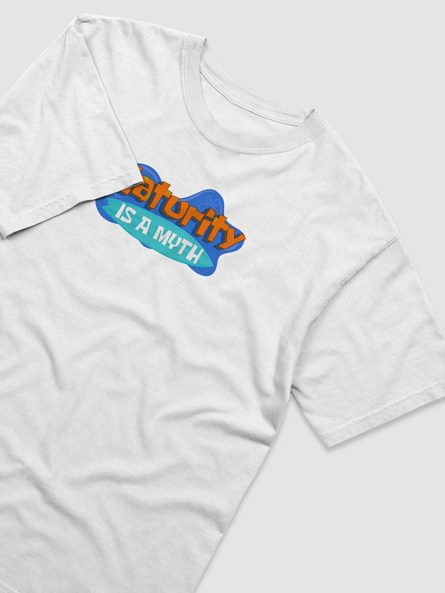 Maturity Is A Myth White Tropical Tee product image (3)