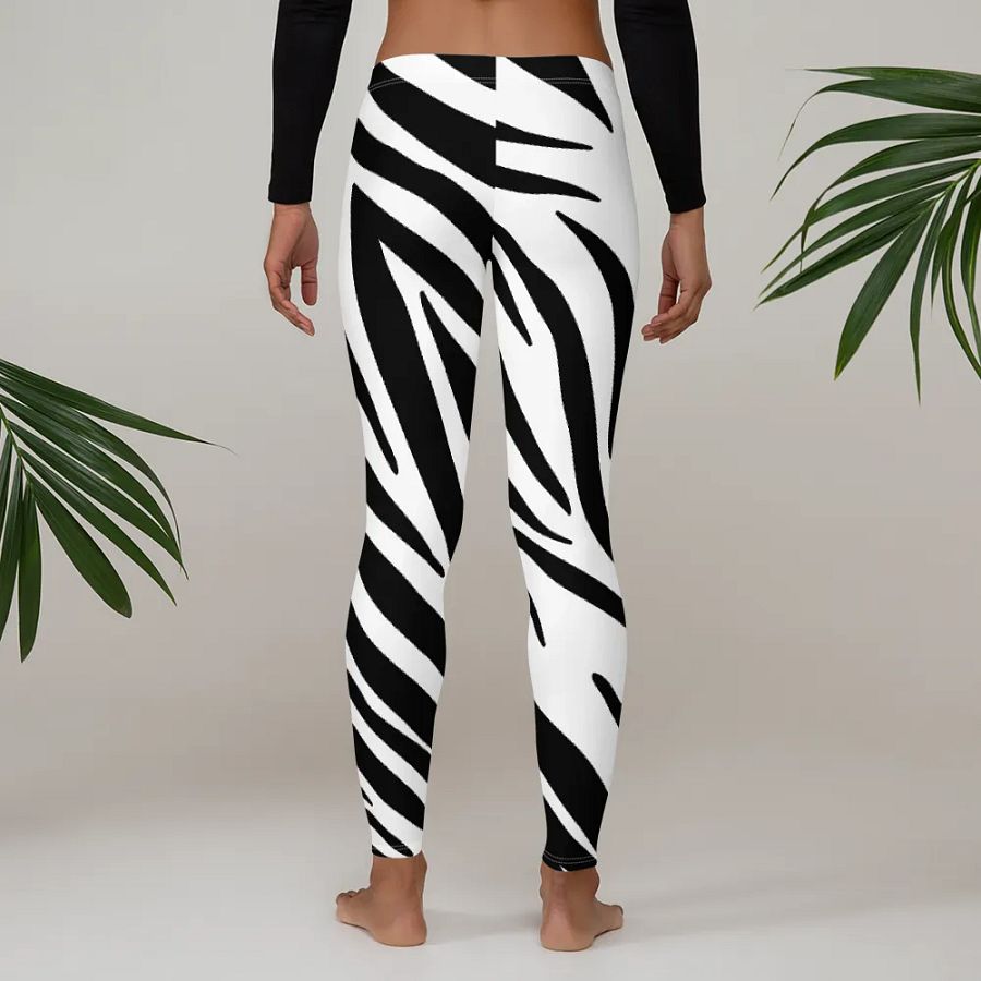 Seamless Zebra Print Leggings – Sleek, Stylish & Ultra-Comfortable product image (4)