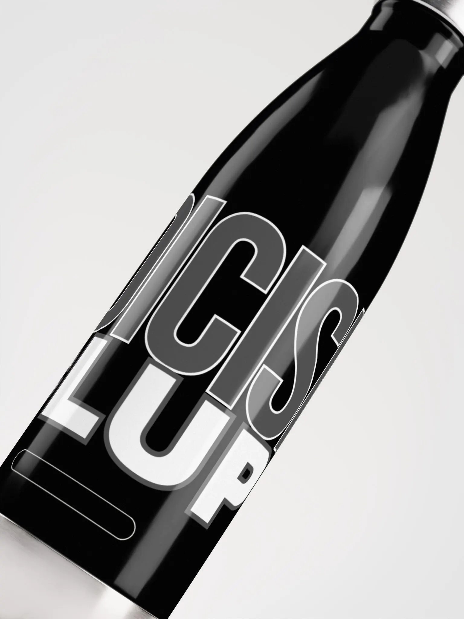 Chrome-Effect Stoicism Club Water Bottle product image (5)