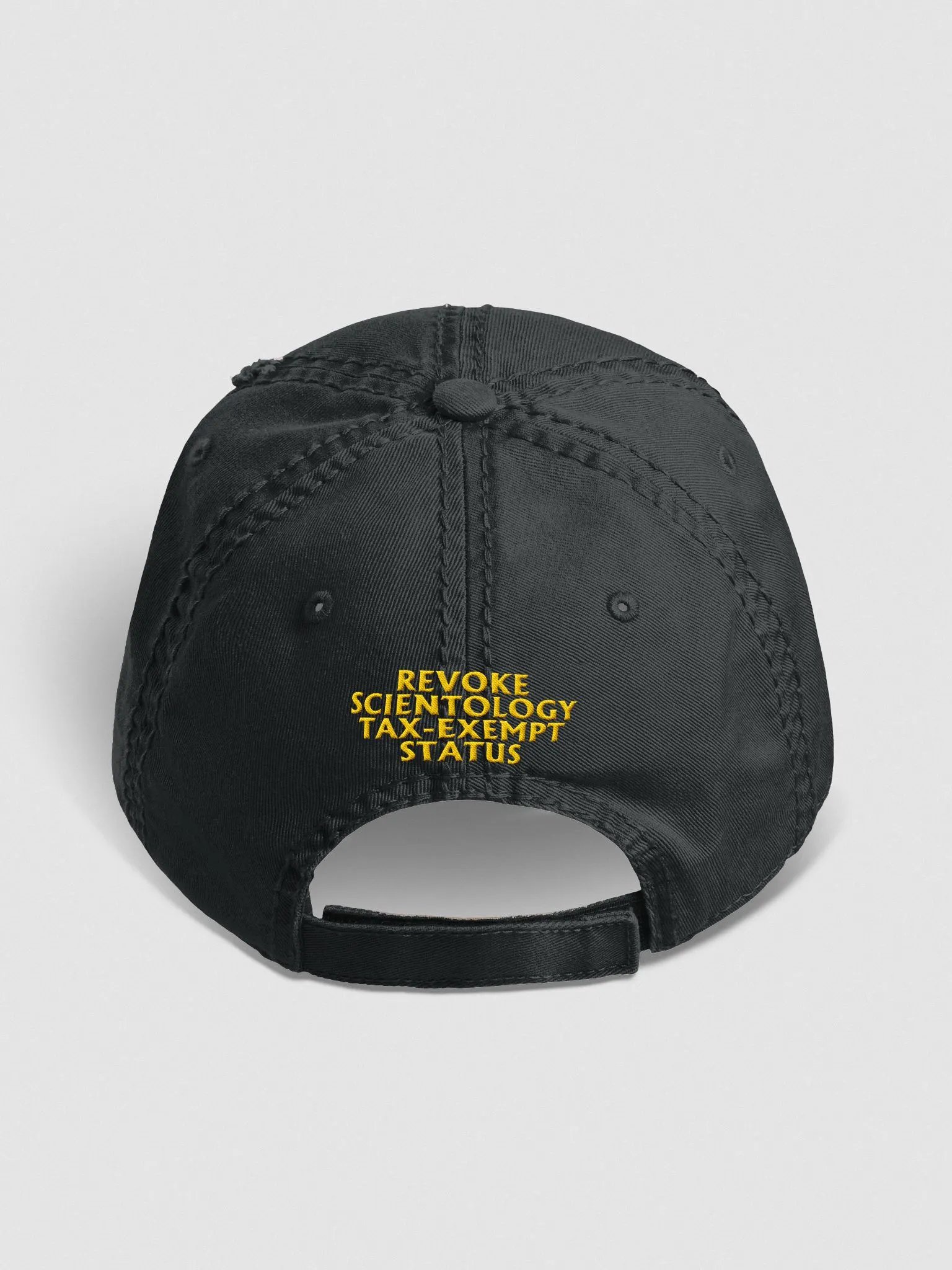 'SCIENTOLOGY IS A CULT' DISTRESSED HAT product image (4)