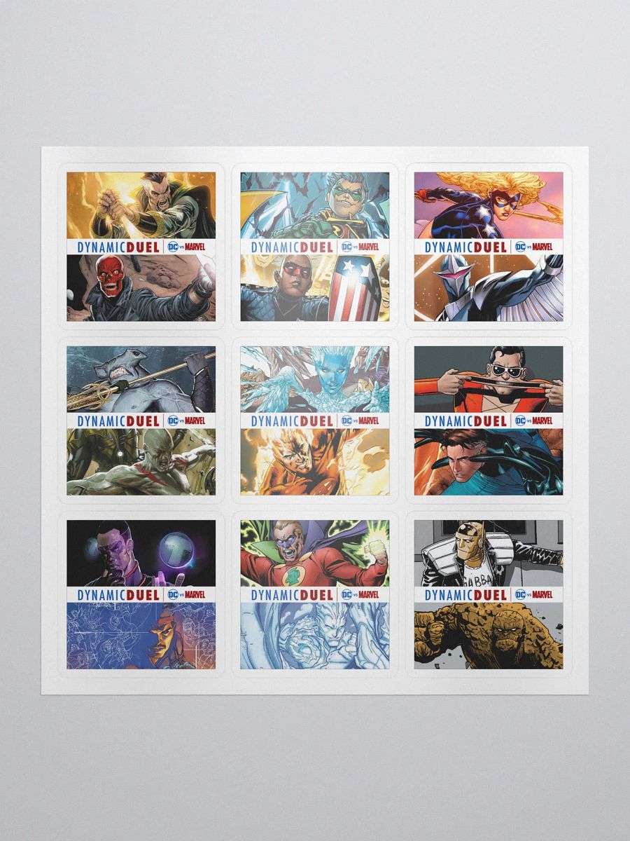 Dynamic Duel Episode Cover Stickers - Series 10 product image (1)