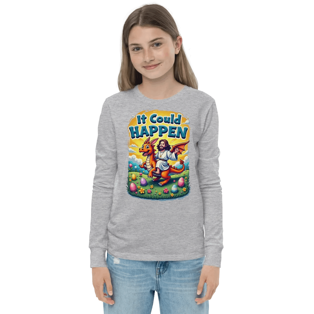 It Could Happen Easter Dragon Long Sleeve Tee product image (4)