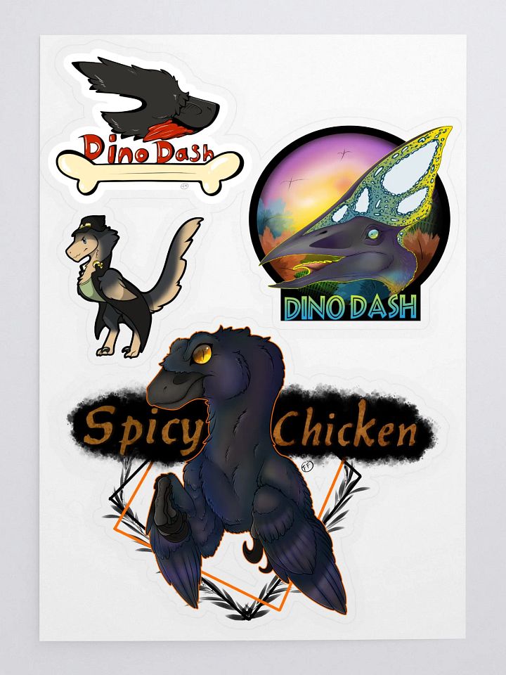 Dino-Theme stickers product image (1)