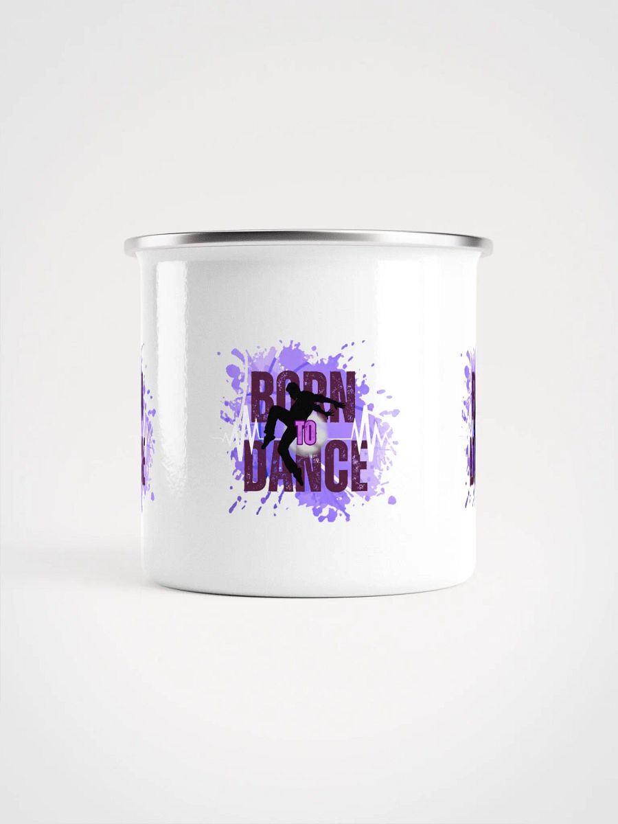 Born to Dance His Silhouette Vibes Enamel Mug product image (2)