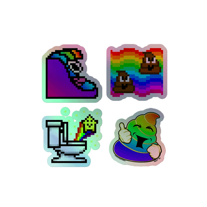 Holographic Sticker 4 Pack product image (2)