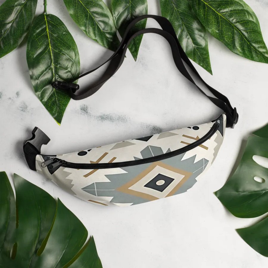 Southwestern Tribal Geometric Fanny Pack product image (9)