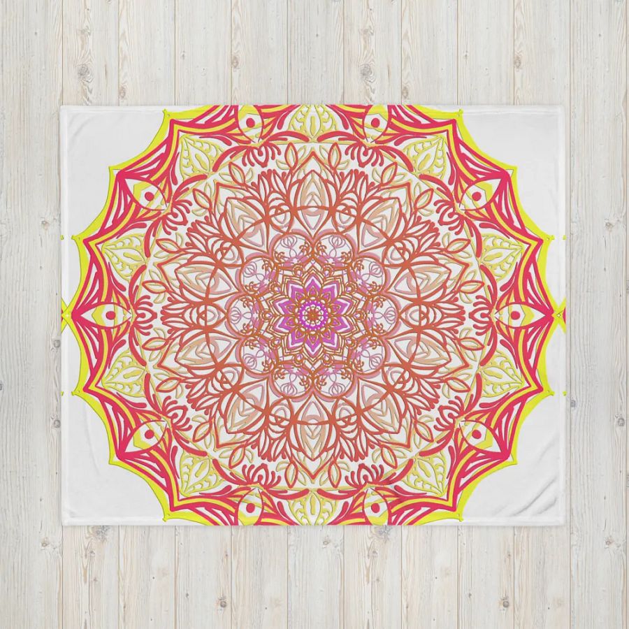Mandala Magic Throw Blanket product image (2)
