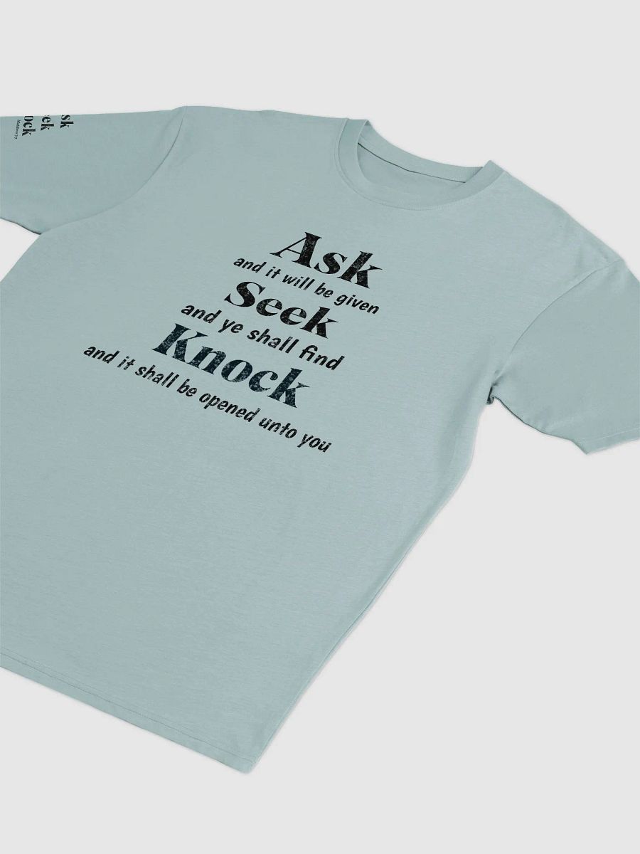 Ask ,Seek And Knock:Cotton Heritage Men's Premium Heavyweight product image (2)