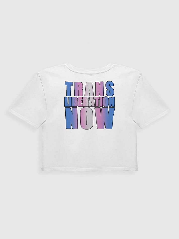 Trans Liberation Crop Top product image (2)