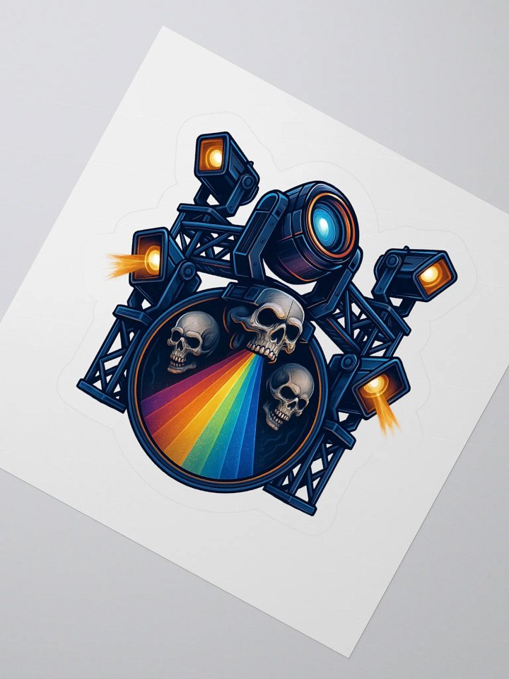 Theatrically Jerry: Skull Series "Prisma-Skull" Stage Light Stickers product image (2)