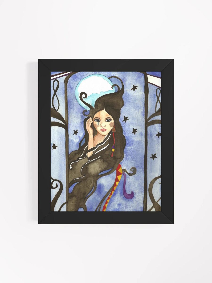 Kuutar Goddess Of The Moon Framed Print product image (10)