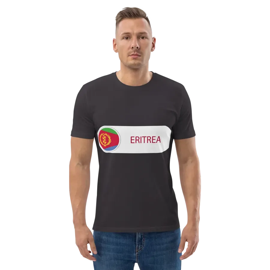 Eritrea Flag Emblem Organic Tee product image (136)