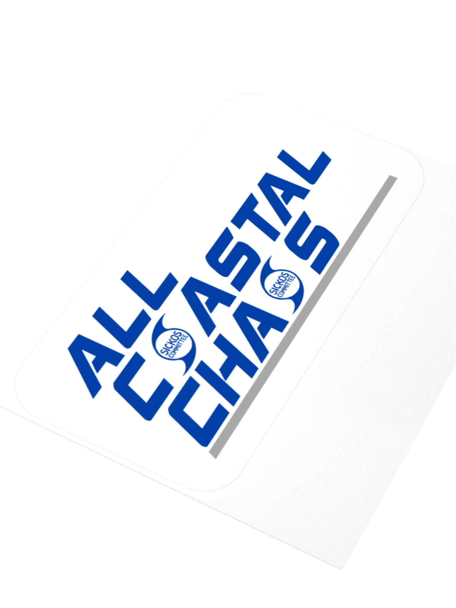 All Coastal Chaos Sticker 3" x 3" product image (3)