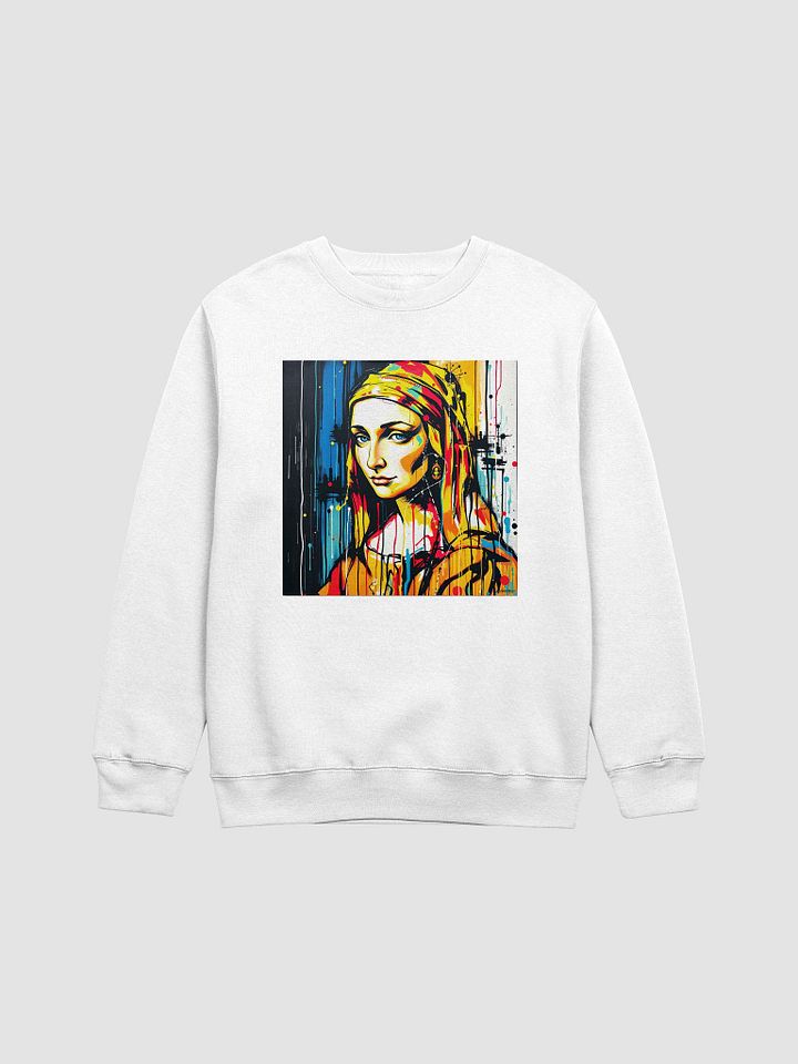 Serene Street Art Woman Crewneck product image (1)