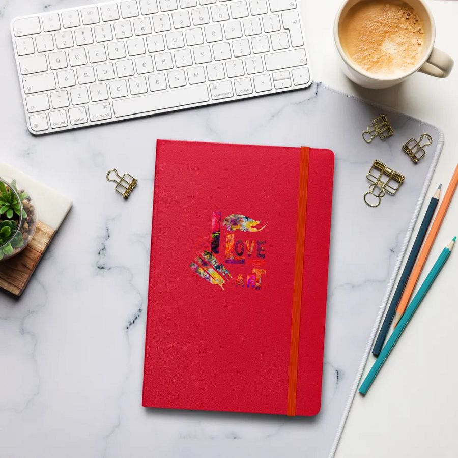Vibrant Love Art Hardcover Notebook for art students moms daughters friends art teachers product image (8)