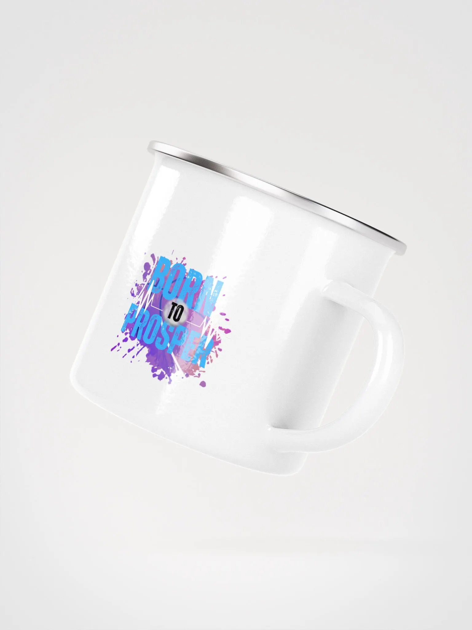 Born to Prosper Vibes Enamel Mug product image (3)